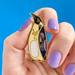 The Emboldened Emperor Penguin Enamel Pin^Erstwilder Discount