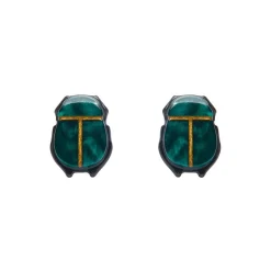 The Heart Of Egypt Scarab Stud Earrings^Erstwilder Outlet
