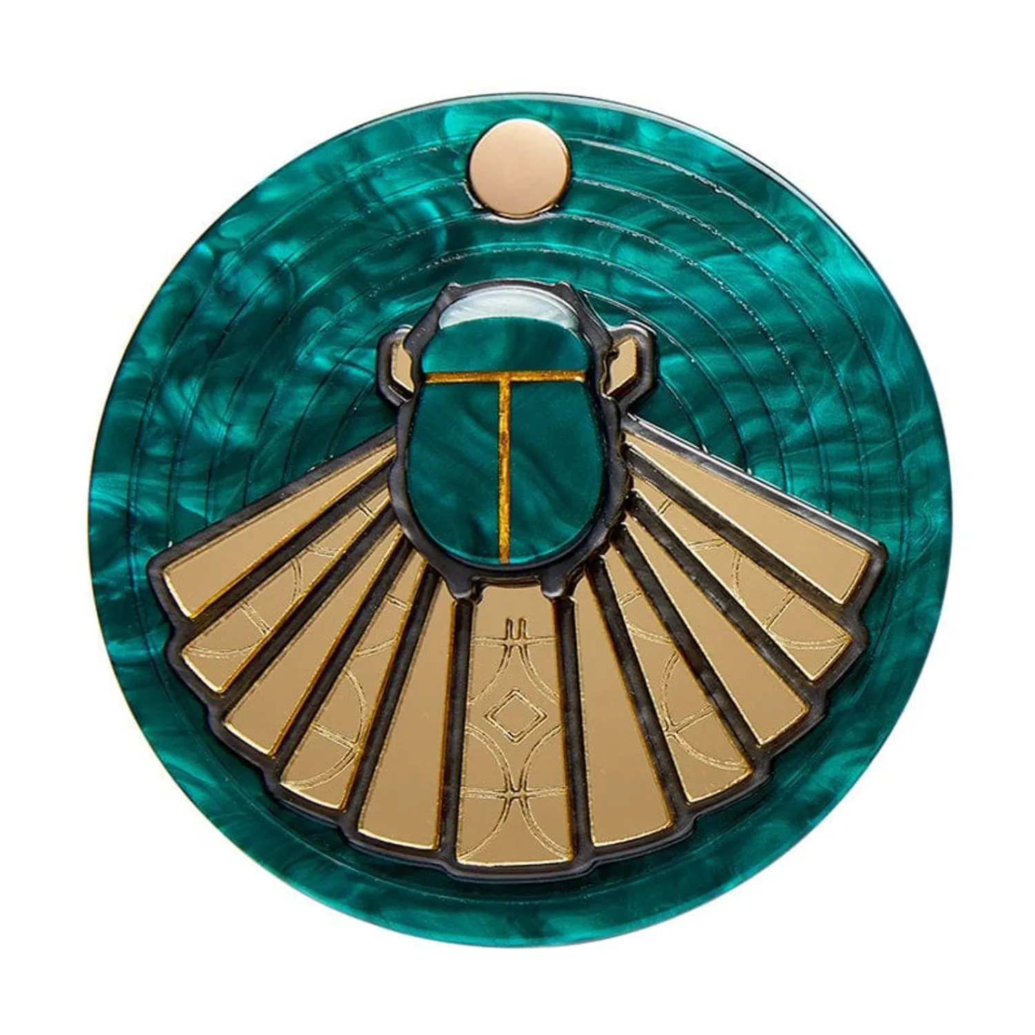 The Heart Of Egypt Scarab Mirror Compact^Erstwilder Sale