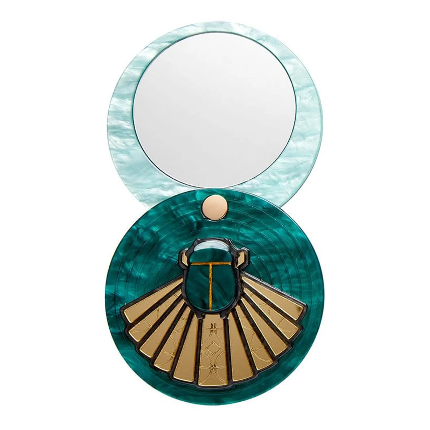 The Heart Of Egypt Scarab Mirror Compact^Erstwilder Sale