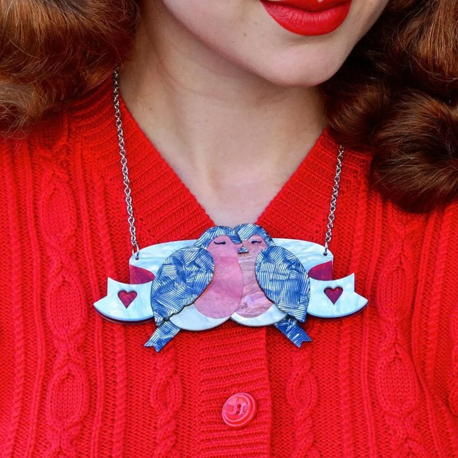The Lovebirds Necklace^Erstwilder Hot