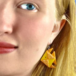 The Memorable Goldfish Drop Earrings^Erstwilder Sale