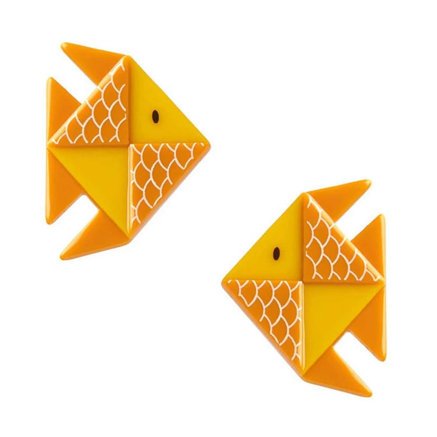 The Memorable Goldfish Hair Clips Set - 2 Piece^Erstwilder