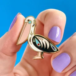 The Perceptive Pelican Enamel Pin^Erstwilder Online