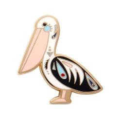 The Perceptive Pelican Enamel Pin^Erstwilder Online