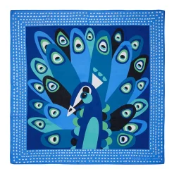 The Picturesque Peacock Square Scarf^Erstwilder Online