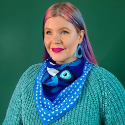 The Picturesque Peacock Square Scarf^Erstwilder Online