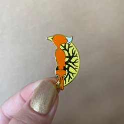 The Prowling Fox Enamel Pin^Erstwilder Hot