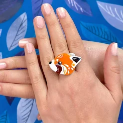 The Rakish Red Panda Ring^Erstwilder Outlet