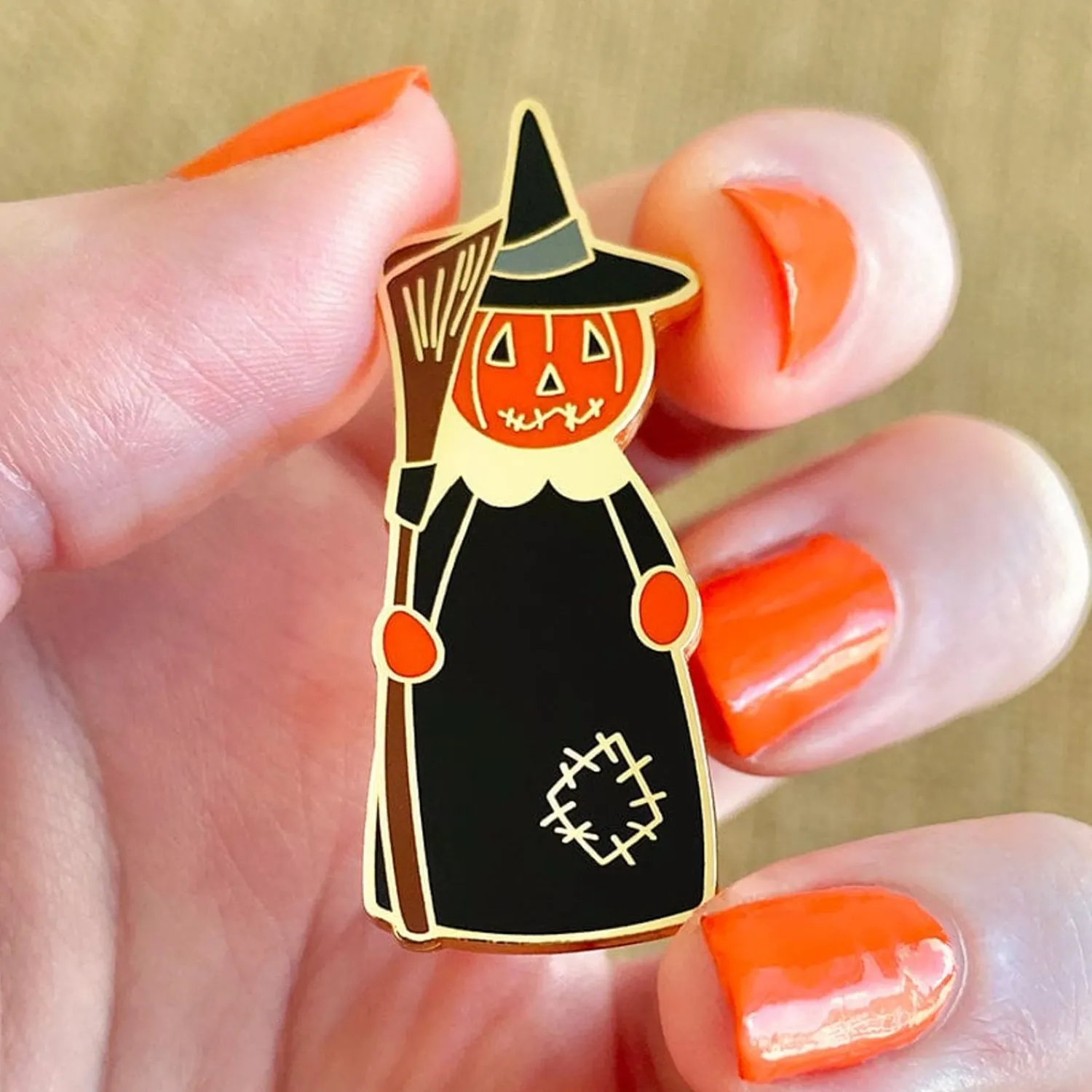 The Stitched Witch Enamel Pin^Erstwilder Clearance