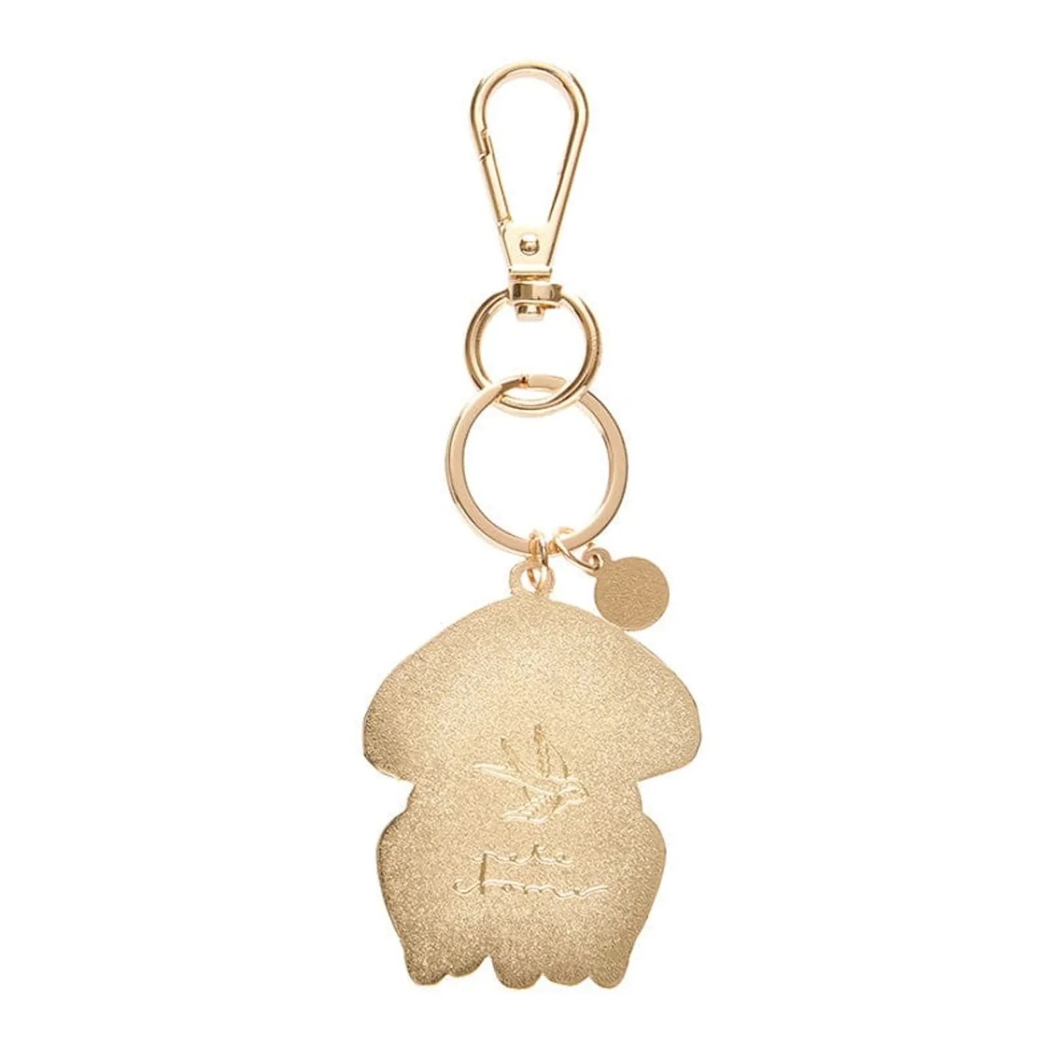 The Whimsical White Spotted Jellyfish Enamel Key Ring^Erstwilder