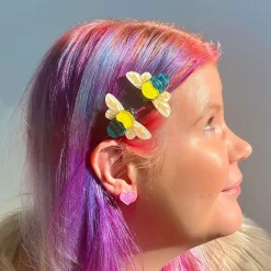 To Bee Or Not To Bee Hair Clips Set - 2 Piece^Erstwilder New