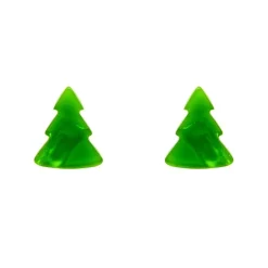 Tree Ripple Stud Earrings - Green^Erstwilder Hot