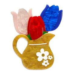 Trio Of Tulips Brooch^Erstwilder Sale