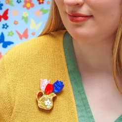 Trio Of Tulips Brooch^Erstwilder Sale
