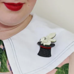 Trixie Bunny Honey Brooch^Erstwilder Outlet