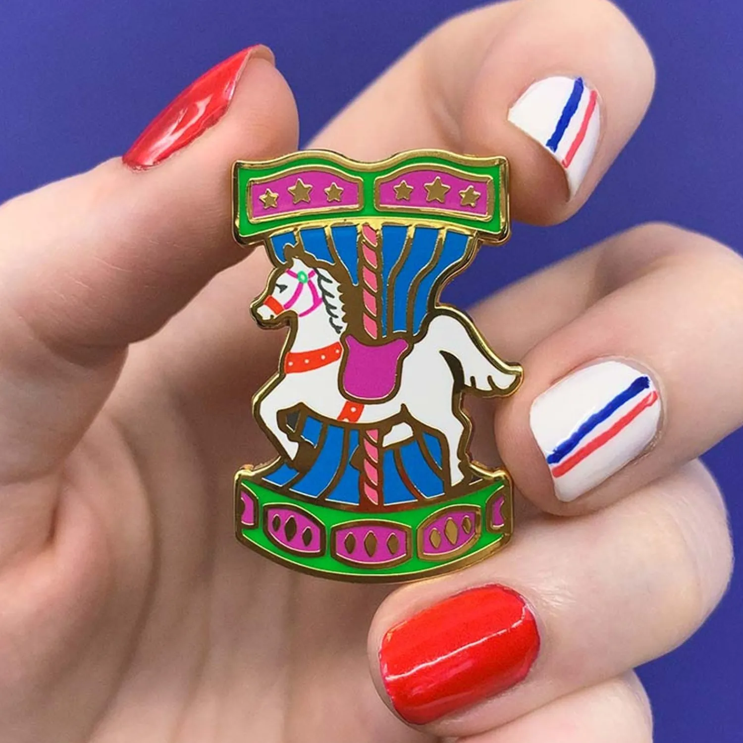 Trocadero Carousel Enamel Pin^Erstwilder Discount