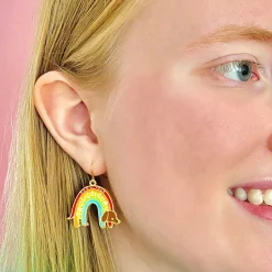 True Colours Enamel Drop Earrings^Erstwilder Sale