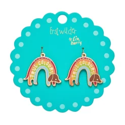 True Colours Enamel Drop Earrings^Erstwilder Sale