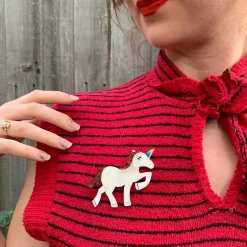 Ula The Unicorn Brooch^Erstwilder New