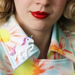 Ula The Unicorn Brooch^Erstwilder Sale