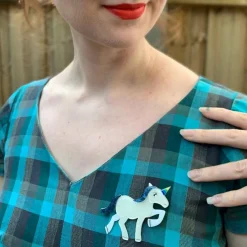 Ula The Unicorn Brooch^Erstwilder