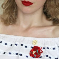 Vamos De Fiesta Brooch^Erstwilder New