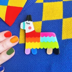 Viva Pride Pinata Brooch^Erstwilder Hot