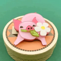 Wilbur The Wonder Pig Brooch^Erstwilder Best
