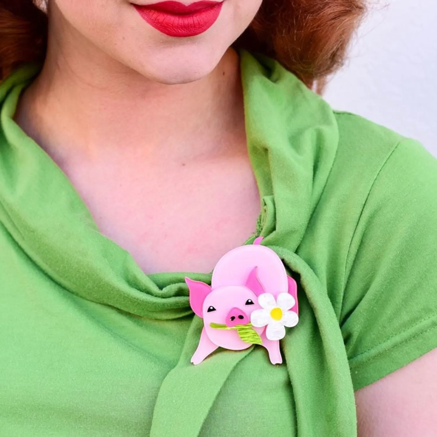 Wilbur The Wonder Pig Brooch^Erstwilder Best