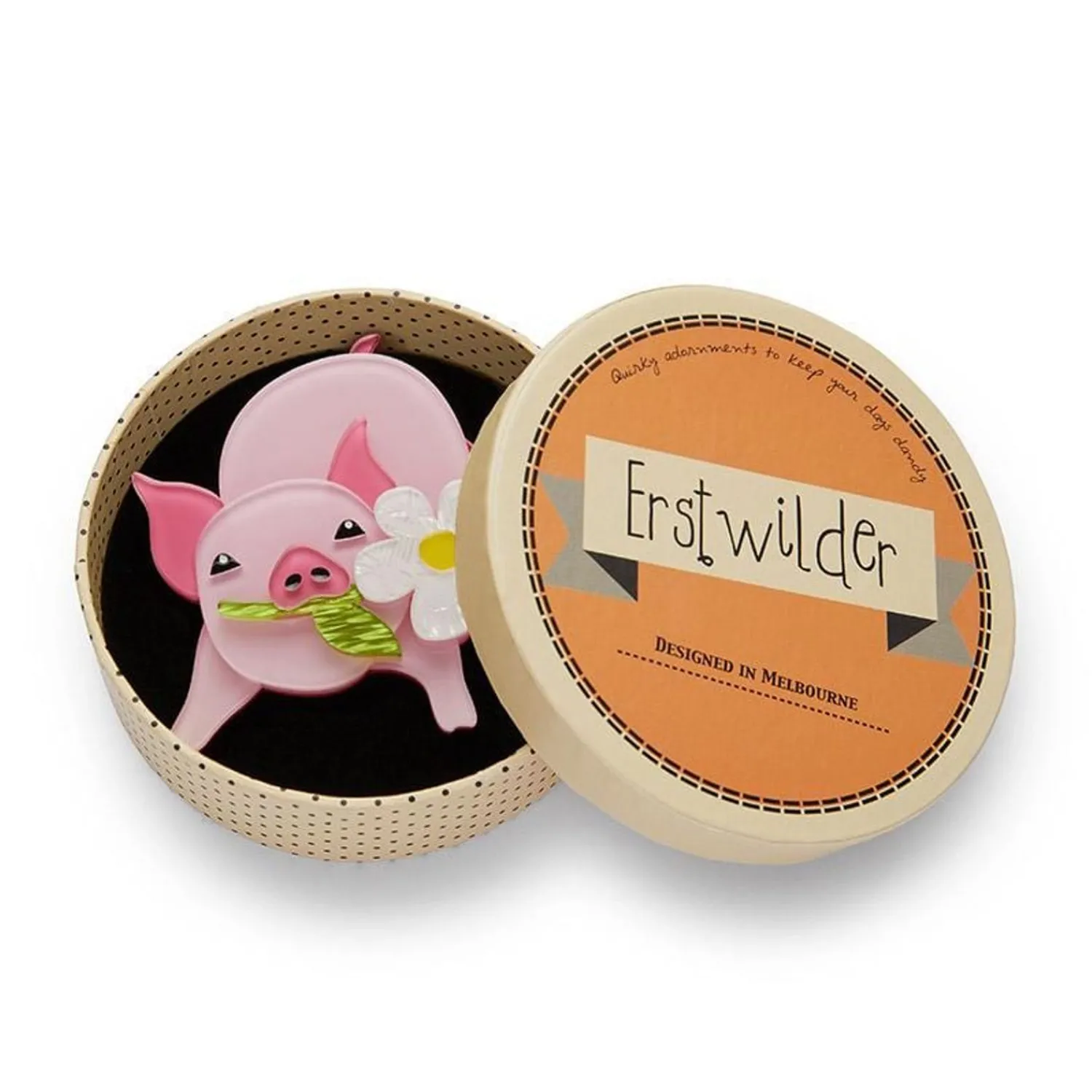 Wilbur The Wonder Pig Brooch^Erstwilder Best