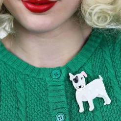 Willie The White Dog Brooch^Erstwilder Best