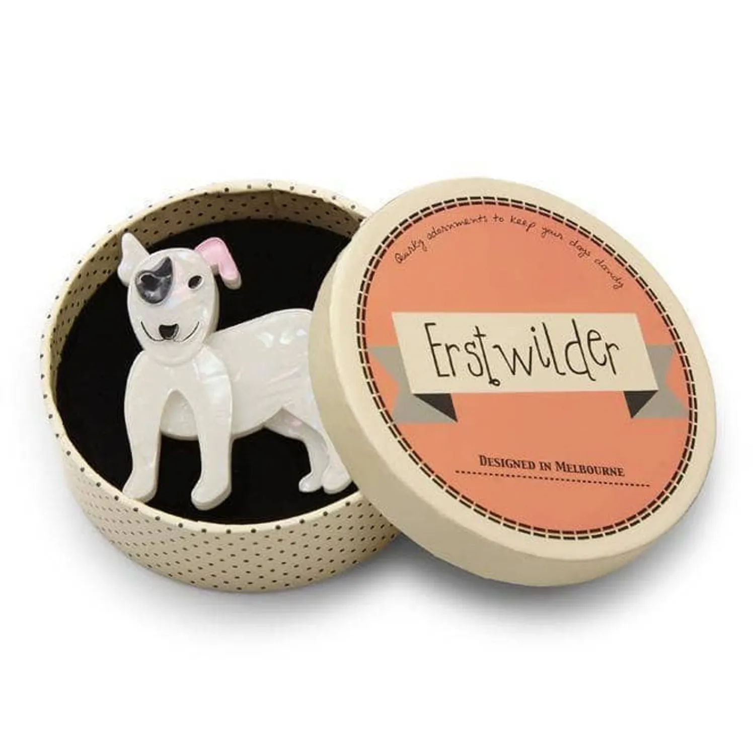 Willie The White Dog Brooch^Erstwilder Best