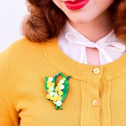 Woven Wattle Brooch^Erstwilder Hot