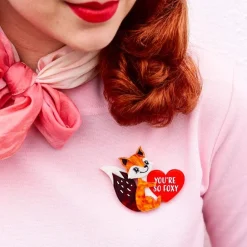 You'Re So Foxy Brooch^Erstwilder Clearance