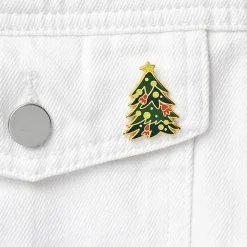 Yuletide Timber Enamel Pin^Erstwilder Online