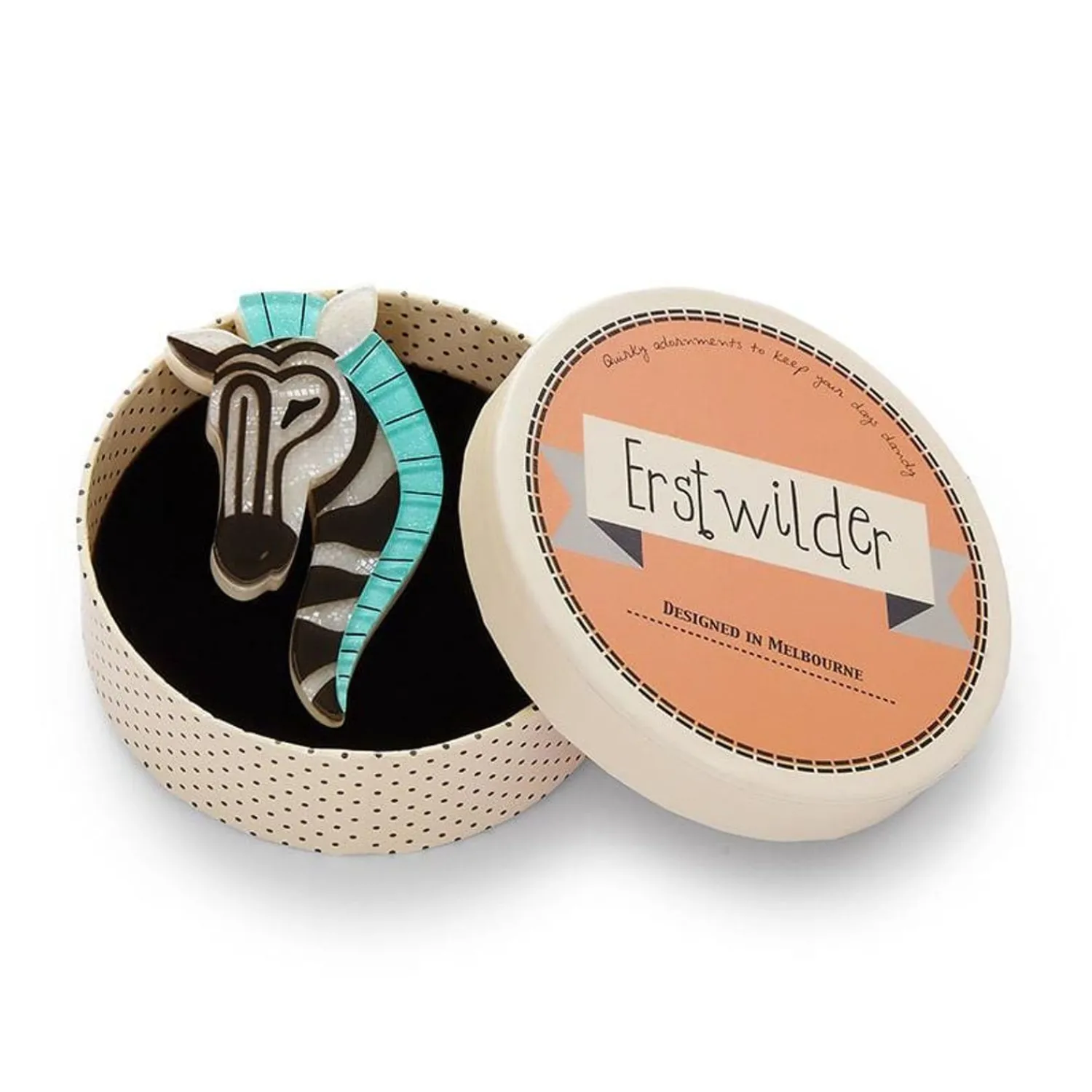 Zelda The Zany Zebra Brooch^Erstwilder Discount