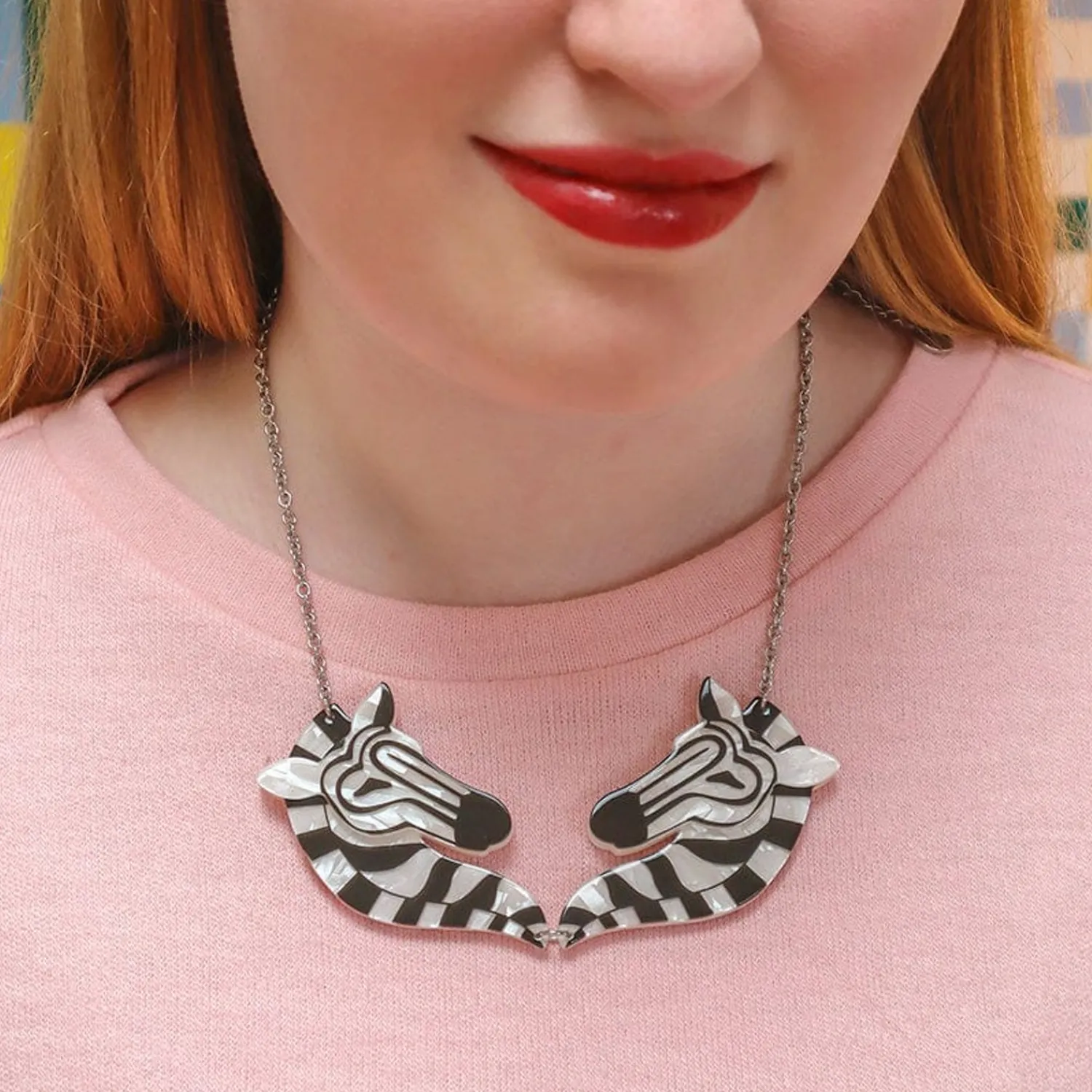 Zelda The Zany Zebra Necklace^Erstwilder Hot