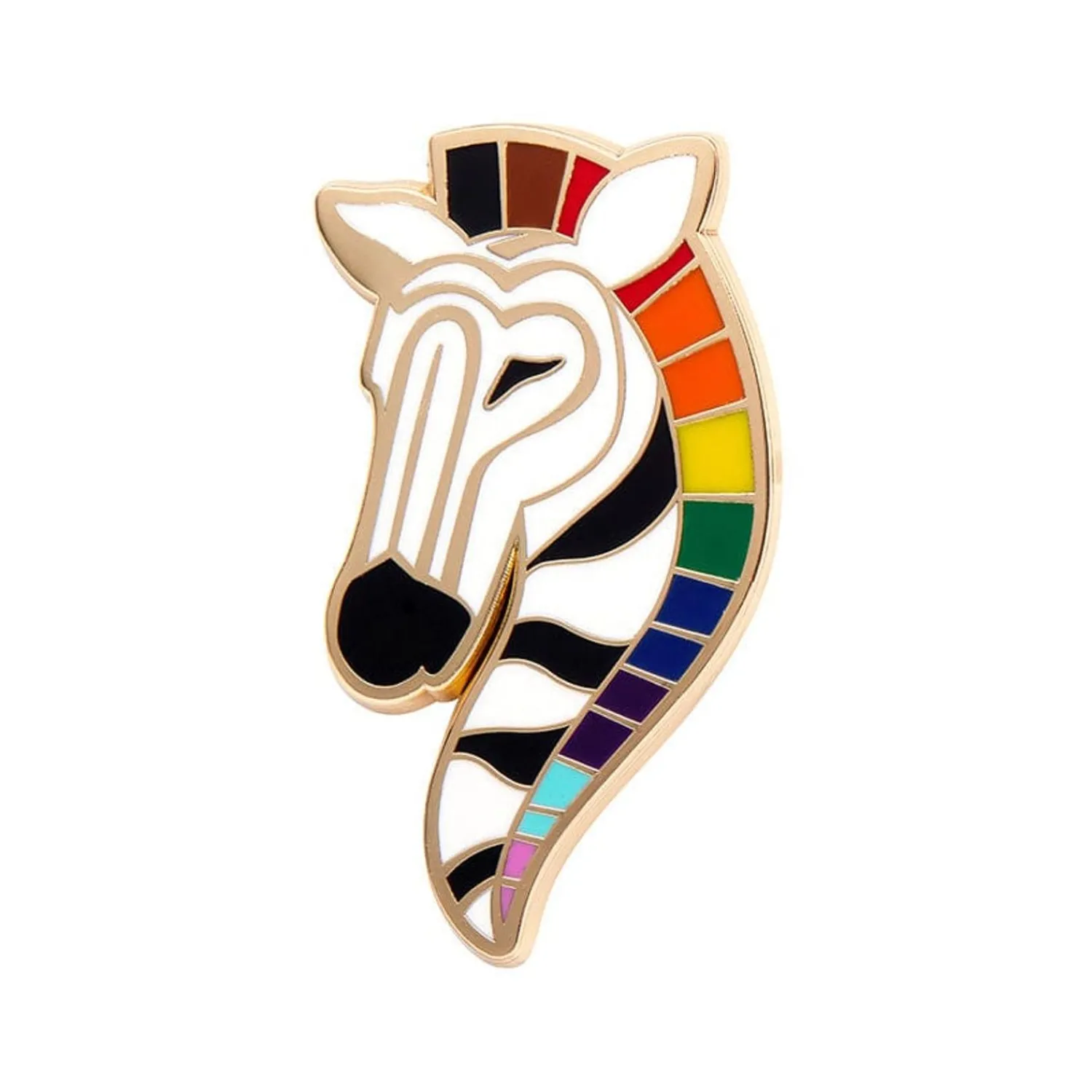 Zelda The Zestful Zebra Enamel Pin^Erstwilder Clearance