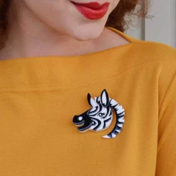 Zesty Zebra Brooch^Erstwilder Outlet